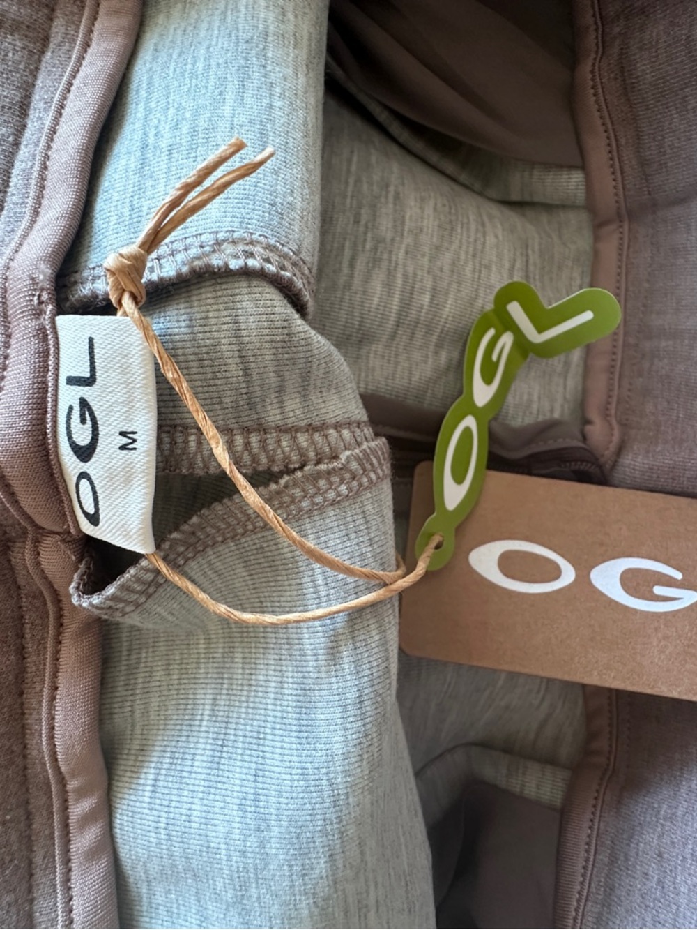 OGL Wide-Leg Trousers in Taupe - Picture 11 of 11